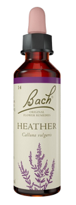 HEATHER | טיפות לשתייה על בסיס תמציות פרחי באך | מכיל 20 מ"ל | 