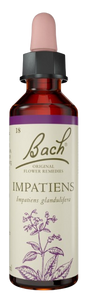 IMPATIENS | טיפות לשתייה על בסיס תמציות פרחי באך | מכיל 20 מ"ל | 