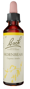 HORNBEAM | טיפות לשתייה על בסיס תמציות פרחי באך | מכיל 20 מ"ל | 