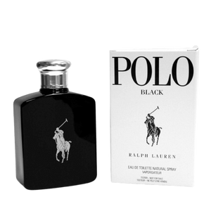 בושם טסטר לגבר 125 מ"ל | Ralph Lauren Polo Black | או דה טואלט E.D.T