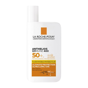 אנתליוס﻿﻿ פלואיד UVMUNE400 | תחליב פנים SPF50+‎ ללא גוון | 50 מ"ל | ANTHELIOS UVMUNE 400 