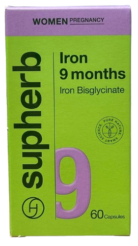 iron 9 months | ברזל 9 חודשים | מכיל 60 כמוסות |