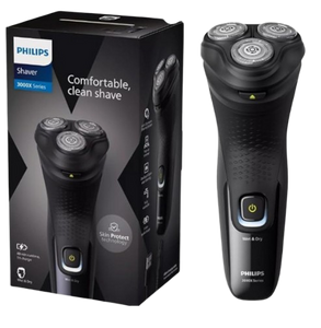 מכונת גילוח חשמלית  | Electric Shaver | 3000X Series | בטוחה לשטיפה במים לניקוי קל |
