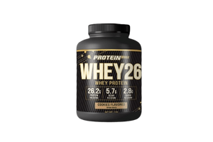 אבקת חלבון בטעם עוגיות | WHEY 26 | מכיל 2 ק"ג | פרוטאין מקס - PROTEIN MAXX