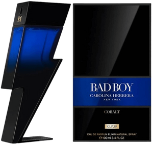 בושם לגבר 100 מ"ל | Carolina Herrera Bad Boy Cobalt Elixir | או דה פרפיום E.D.P