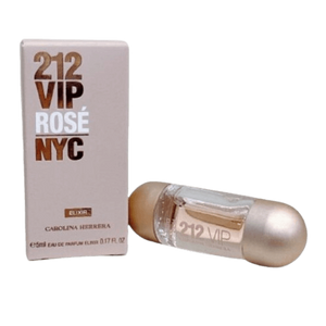 בושם לאישה 5 מ"ל | Carolina Herrera 212 Vip Rose Elixir | או דה פרפיום E.D.P
