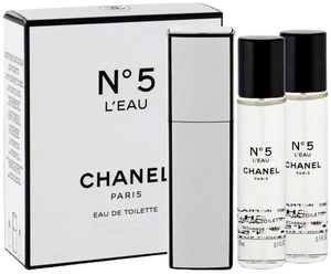 סט בושם לאישה 20*3 מ"ל | Chanel Set Chanel No 5 Leau | או דה טואלט E.D.T