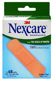 נקסקר | פלסטרים | נושמים ועמידים במים | 48 יחידות