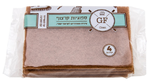 ספוג קרצוף אקולוגי | מכיל 4 יחידות באריזה