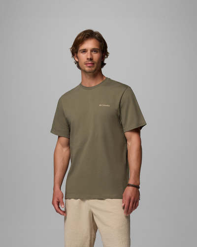 חולצה קצרה לגברים - CSC Logo Back Tee - COLUMBIA