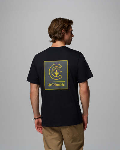 חולצה קצרה לגברים - CSC Logo Back Tee - COLUMBIA