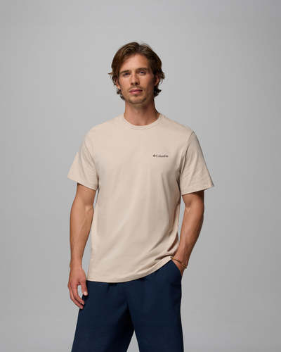חולצה קצרה לגברים - CSC Logo Back Tee - COLUMBIA