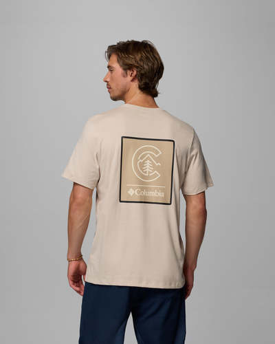 חולצה קצרה לגברים - CSC Logo Back Tee - COLUMBIA