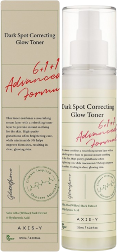 Axis-Y Dark Spot Correcting Glow Toner 125ML אקסיס וואי מי פנים לטיפול בכהויות