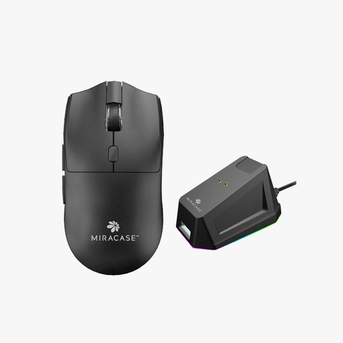 עכבר גיימינג אלחוטי עם עמדת טעינה Miracase MGMCD1 WIFI+BLUTOOTH