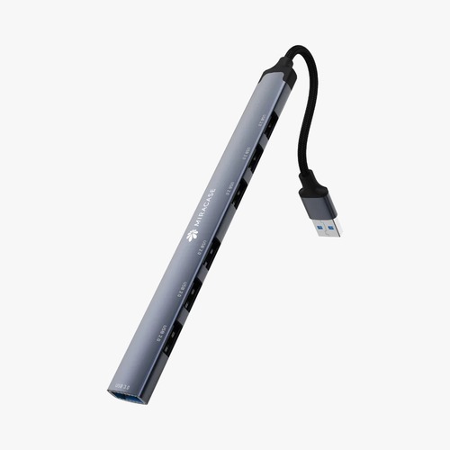 תחנת עגינה 7 ב 1 Miracase MHUB550 USB-A TO USB 2.0 X6 +USB 3.0 X1