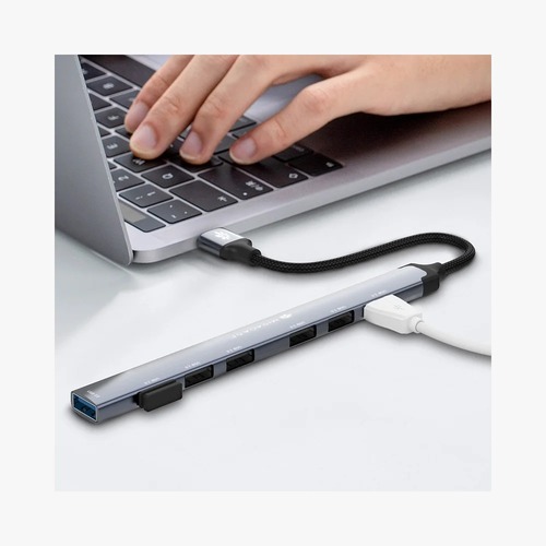 תחנת עגינה 7 ב 1 Miracase MHUB550 USB-A TO USB 2.0 X6 +USB 3.0 X1