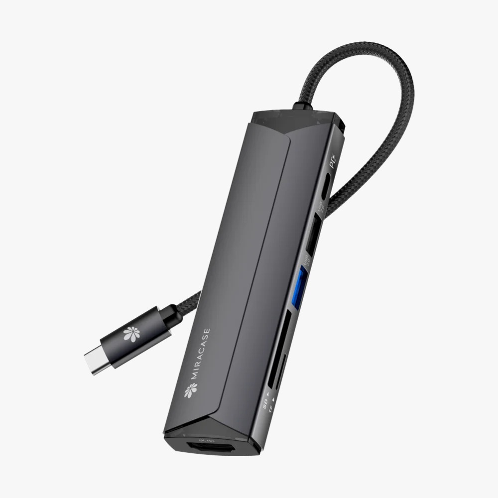 תחנת עגינה 6 ב 1  MIRACASE MHUB510 TYPE C 