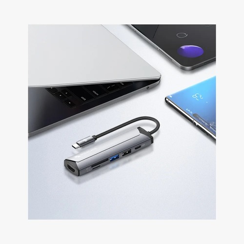 תחנת עגינה 6 ב 1  MIRACASE MHUB510 TYPE C 