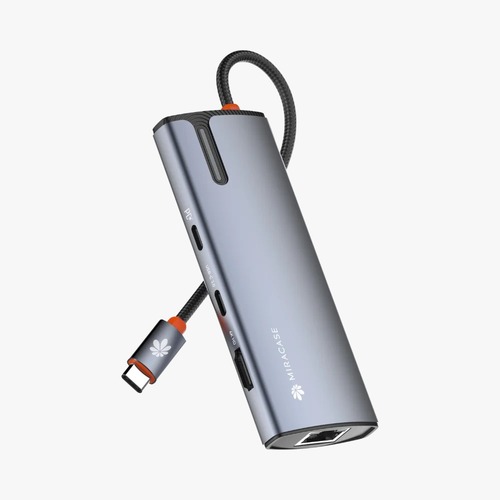 תחנת עגינה 8 ב 1 MIRACASE MHUB530 TYPE C
