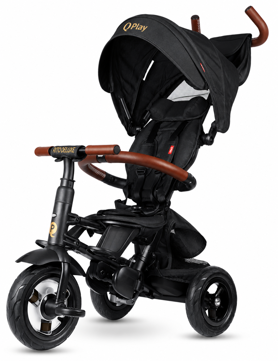 תלת אופן מתקפל RITO DELUXE A שחור QPLAY