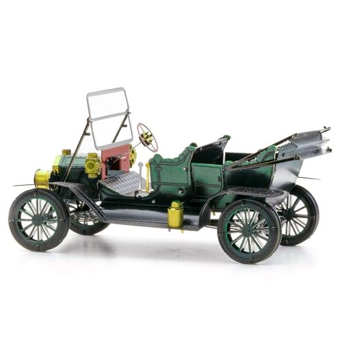 פאזל מתכת -  מכונית פורד מודל 1908 T אדומה
