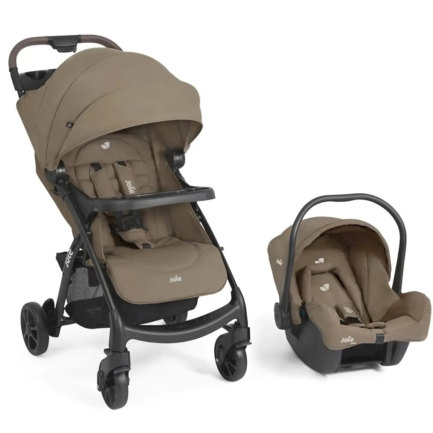 עגלת תינוק מלידה כוללת סלקל i-Muze™ LX Travel System - חום בהיר Toffee