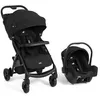 עגלת תינוק מלידה כוללת סלקל i-Muze™ LX Travel System - שחור Raven