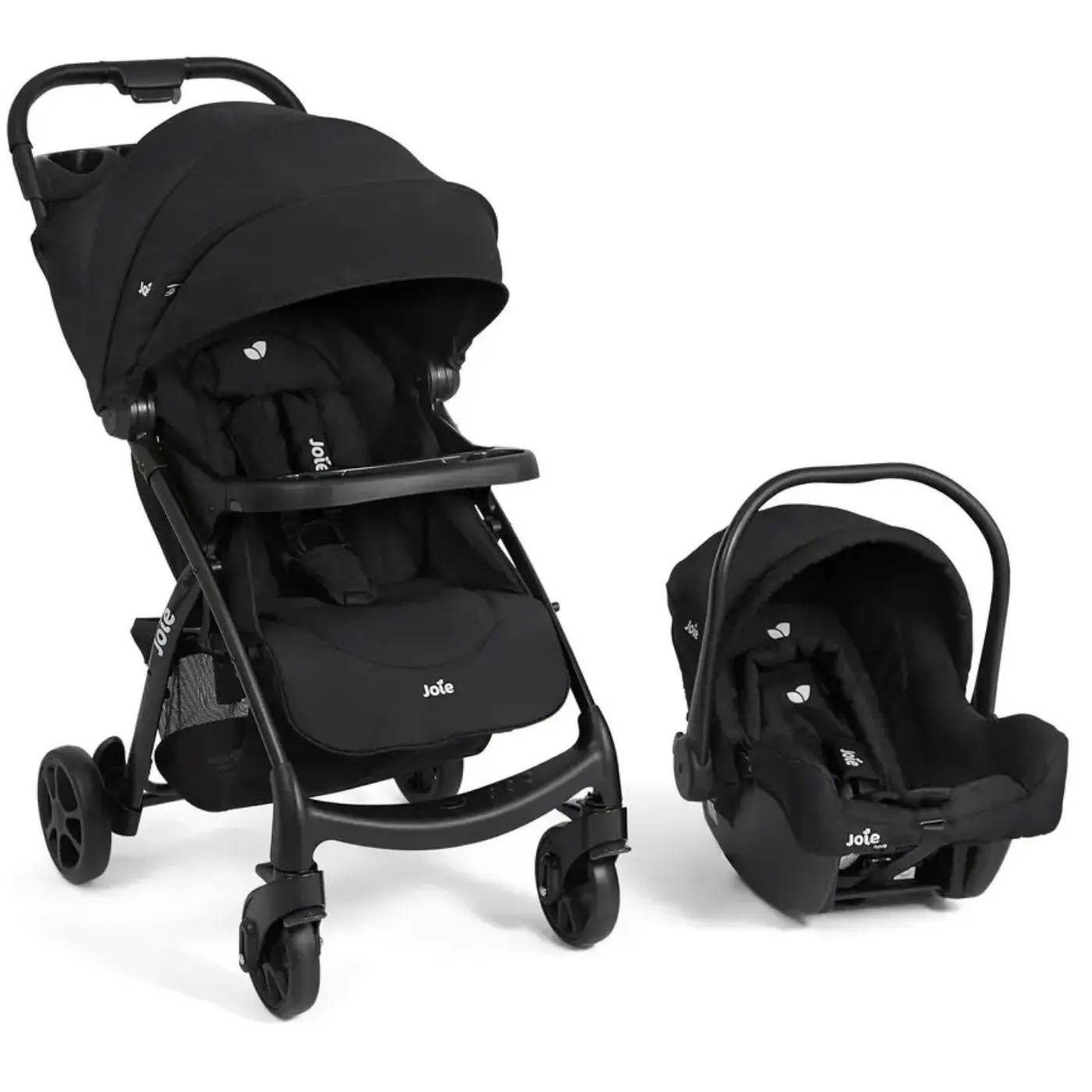 עגלת תינוק מלידה כוללת סלקל i-Muze™ LX Travel System - שחור Raven