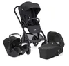 עגלת תינוק המתאימה מלידה כוללת סלקל Chrome™ 2 Trio - שחור Raven