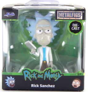 Jada Rick and Morty Metalfigs Rick Sanchez - Die-Cast Figures, 2.5" Scale דמויות מתכת Rick and Morty מבית Jada – דמויות Die-Cast בגודל 2.5 אינץ