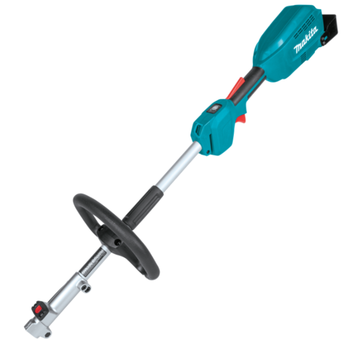 יחידת הנעה נטענת Makita 18V LXT Brushless עם חרמש 13 אינץ' ומסור שרשרת 10 אינץ' ללא סוללה ומטען