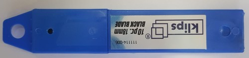 חבילת סכינים יפנים להחלפה 10 יחידות 18ממ שחור SMIT BLACK BLADE