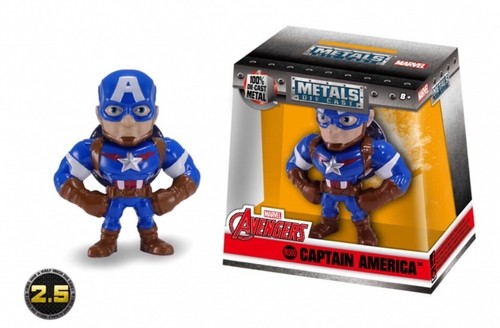 Jada Marvel Metalfigs Captain America - Die-Cast Figures, 2.5
