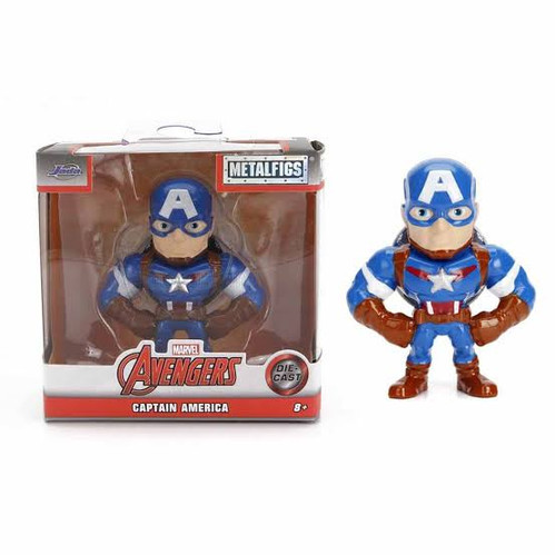 Jada Marvel Metalfigs Captain America - Die-Cast Figures, 2.5