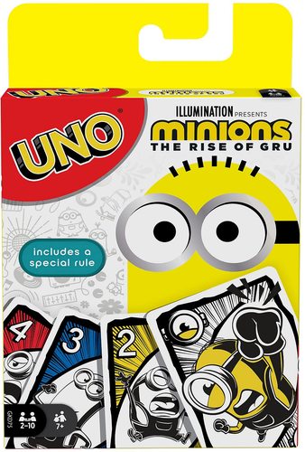 UNO Minions The Rise of Gru משחק הקלפים UNO המיניונים: עלייתו של גרו 
