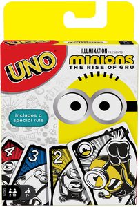 UNO Minions The Rise of Gru משחק הקלפים UNO המיניונים: עלייתו של גרו 