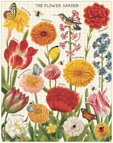 פאזל 1000 חלקים - FLOWER GARDEN