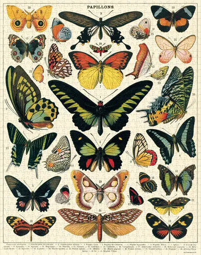 פאזל 1000 חלקים - BUTTERFLIES