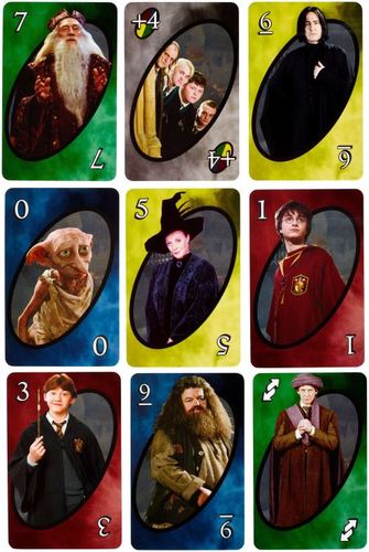 UNO Game Cards Harry Potter משחק הקלפים UNO הארי פוטר (Harry Potter)