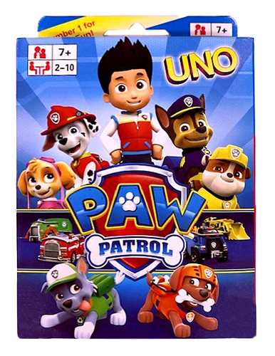 UNO Game Cards Paw Patrol 