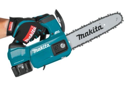 גוף מסור שרשרת נטען מקיטה 18V LXT בראשלס 12 אינץ' ידית עליונה Makita XCU10Z ללא סוללה ומטען 