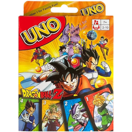 UNO Game Cards Dragon Ball Z משחק הקלפים UNO דרגון בול זי (Dragon Ball Z) 