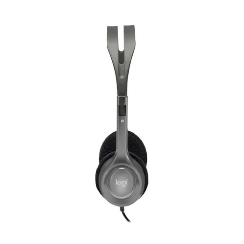 אוזניות סטריאו חוטיות למחשב Logitech H110 