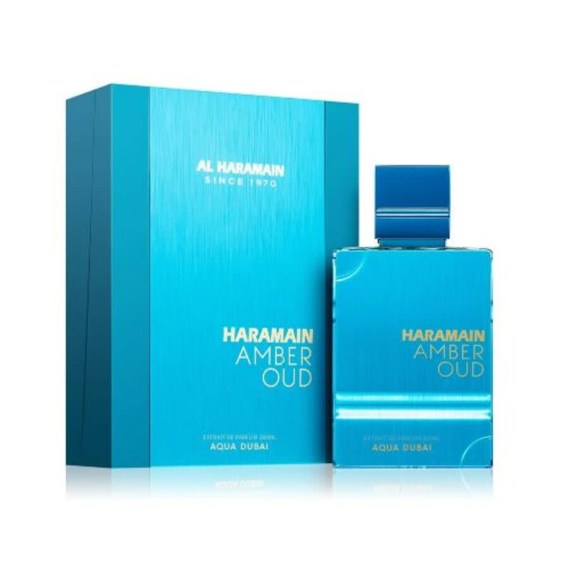 בושם יוניסקס אלחרמין AL HARAMAIN AMBER OUD AQUA DUBAI 200 ML EXTRAIT DE PARFUM אל חרמיין