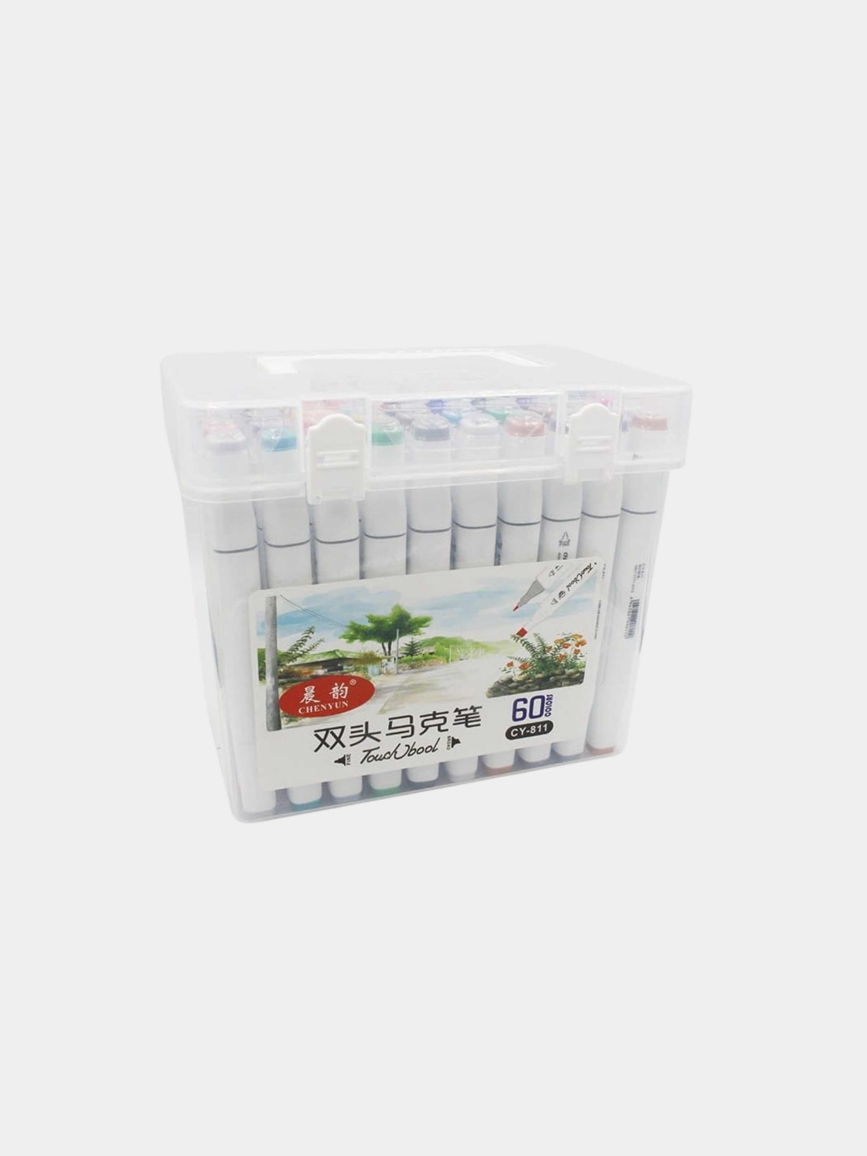 מארז 60 יחידות טושים