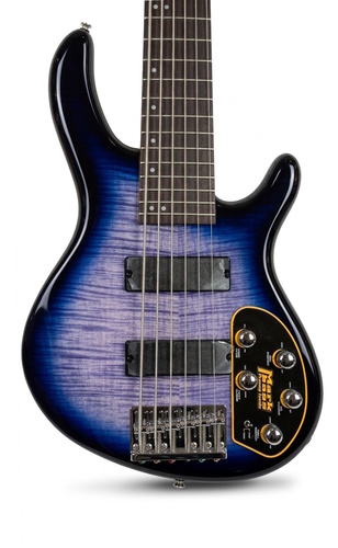 גיטרה בס 6 מיתרים אקטיבית בצבע כחול CORT ACTION BASS ACTION DLX VI PLUS FM AB