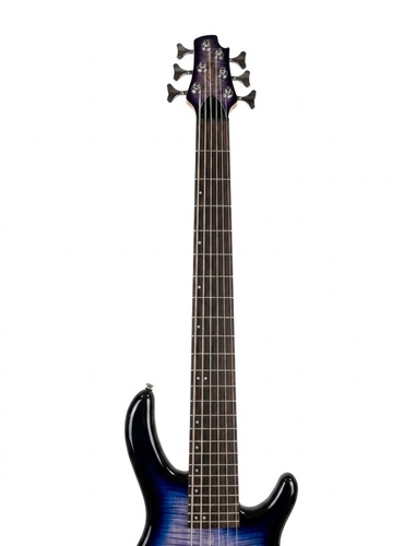 גיטרה בס 6 מיתרים אקטיבית בצבע כחול CORT ACTION BASS ACTION DLX VI PLUS FM AB