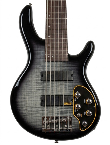 גיטרה בס 6 מיתרים אקטיבית בצבע אפור CORT ACTION BASS ACTION DLX VI PLUS FM TBB