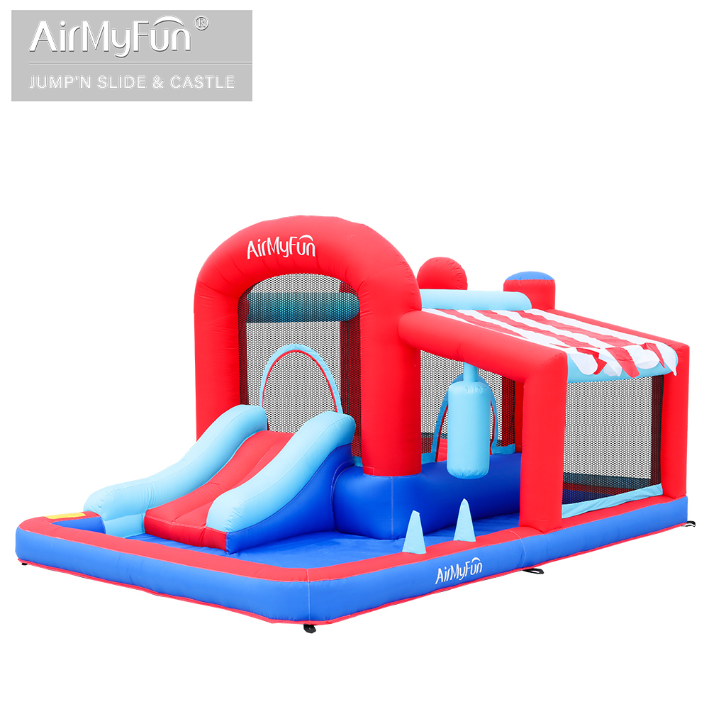מתקן קפיצה מתנפח עם מגלשה דגם A82019 מבית Doctor Dolphin